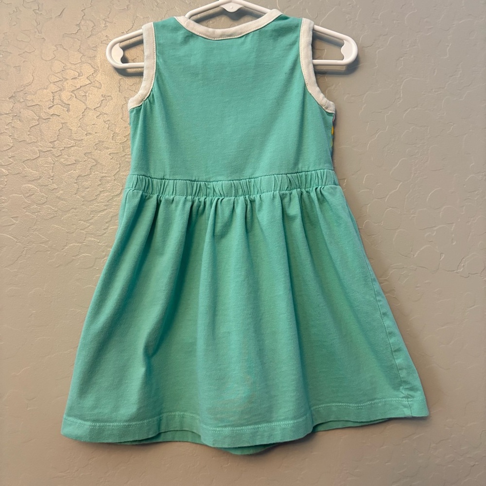 ⭐️Hanna Andersson soft stripe rainbow dress in tidepool size 90 cm US 3 - Picture 12 of 16